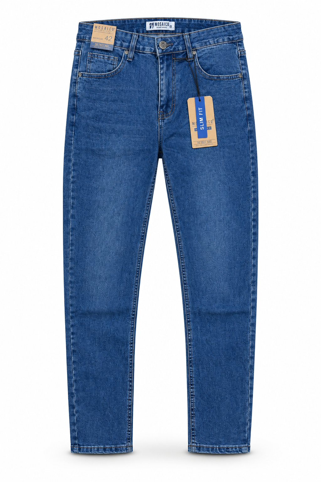 Jeans Mosaico Azul Basico 850340