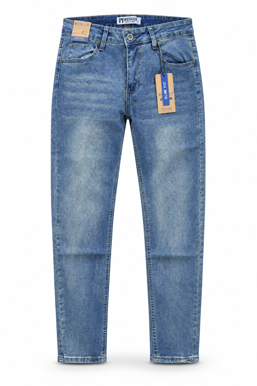 Jeans Mosaico Azul Claro Basico 850343