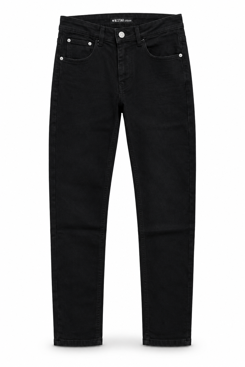 Jeans Mstar Negro Basico Slim Fit MS001